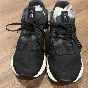 On Running Men's Black and White Sneakers